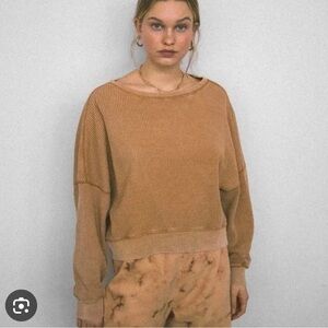 Urban Outfitters Out From Under Luciana Thermal Long Sleeve Top